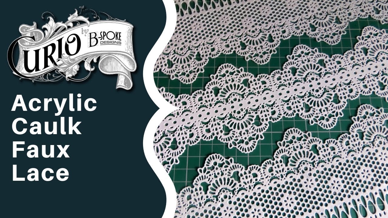 Acrylic Caulk Faux Lace
