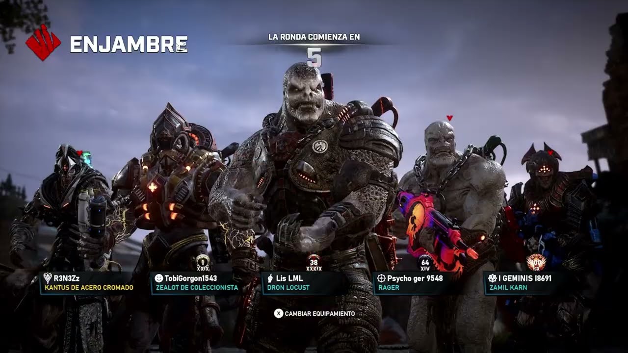 GEARS 5 " tuvo de todo esta partida "
