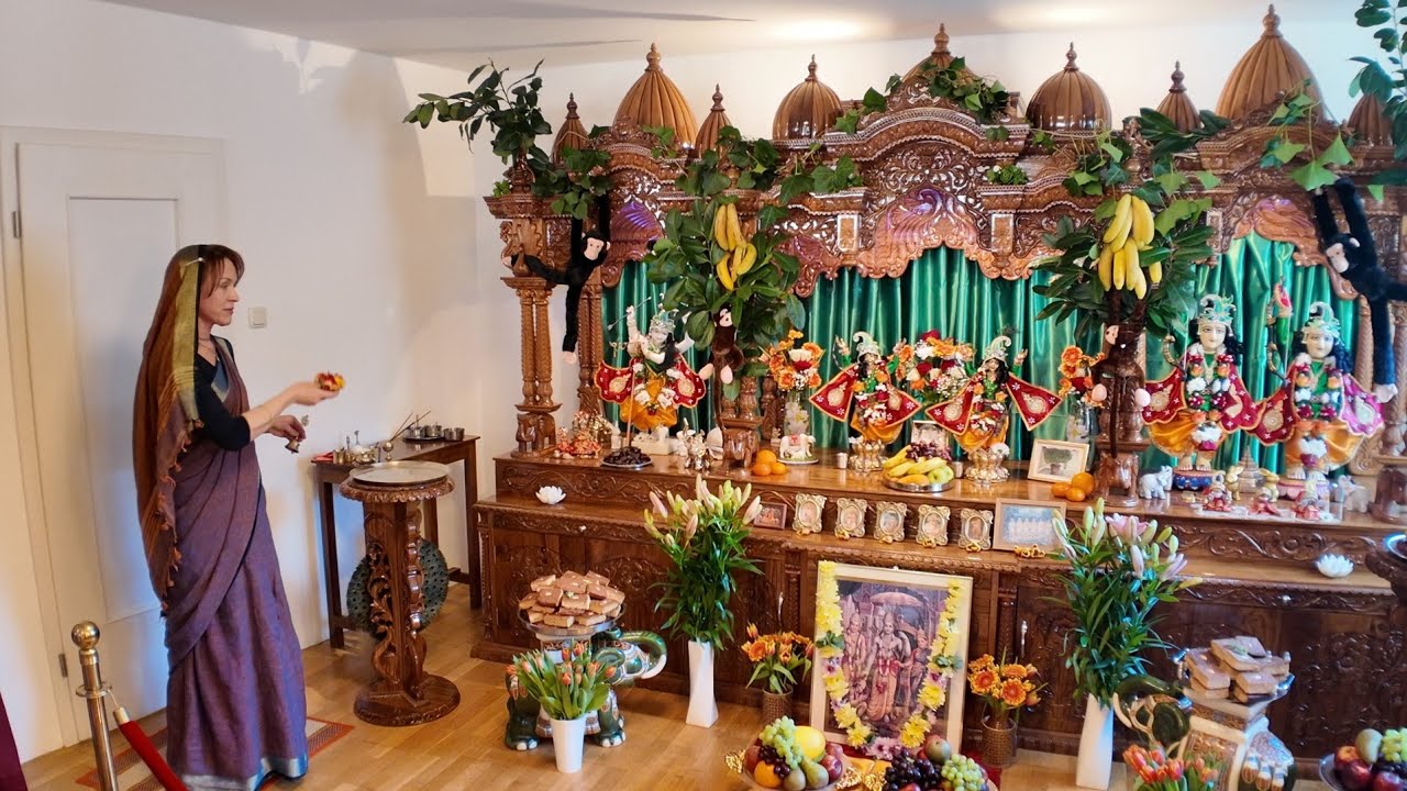 Rama Navami Gaura-ārati mit Shishtakrit Prabhu im BYZ Harburg am 6.4.25