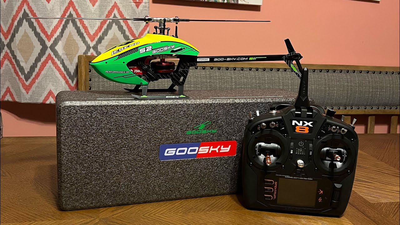 Goosky S2 Legend BNF- Unboxing & Spectrum set up- RC Cincy