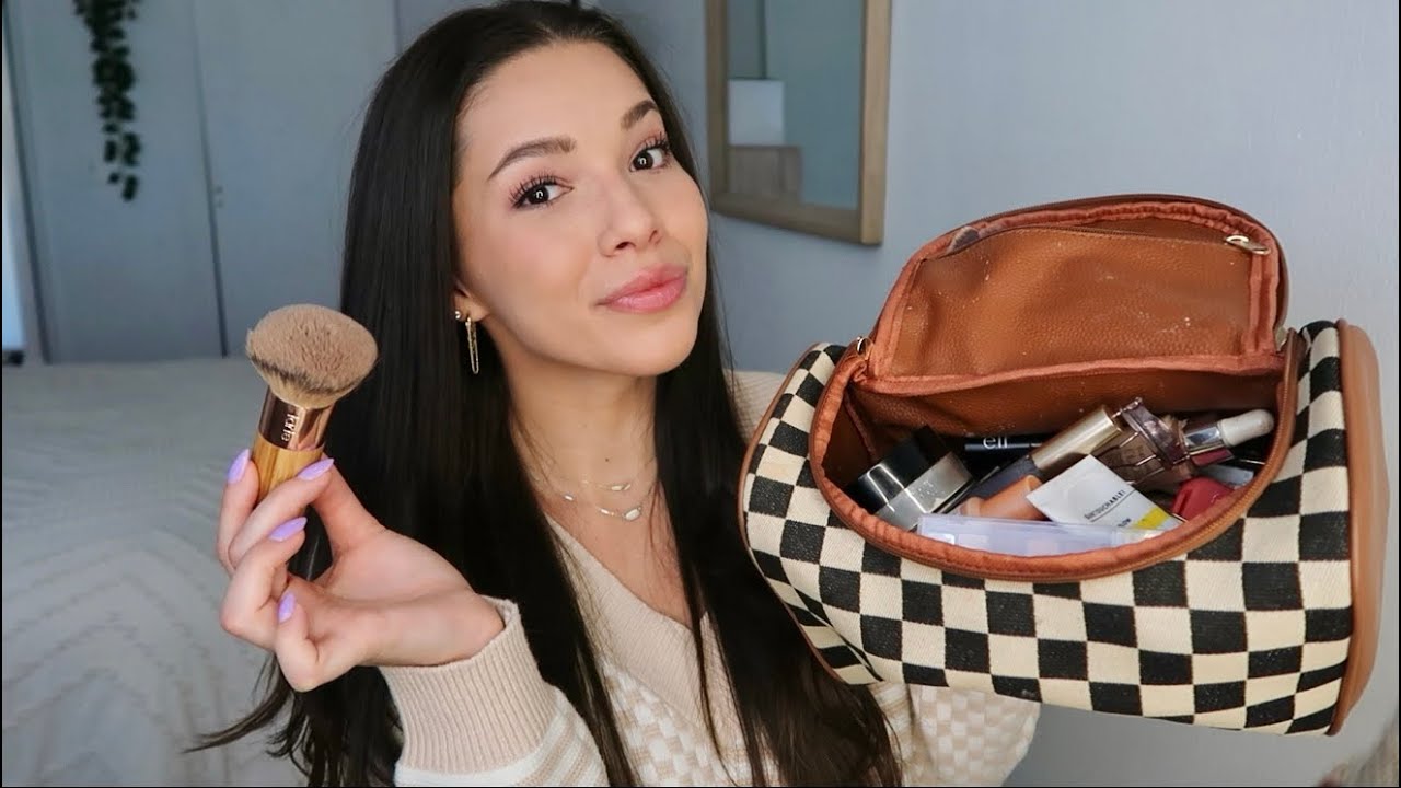 ASMR Chatty GRWM (rambling, makeup application, etc)