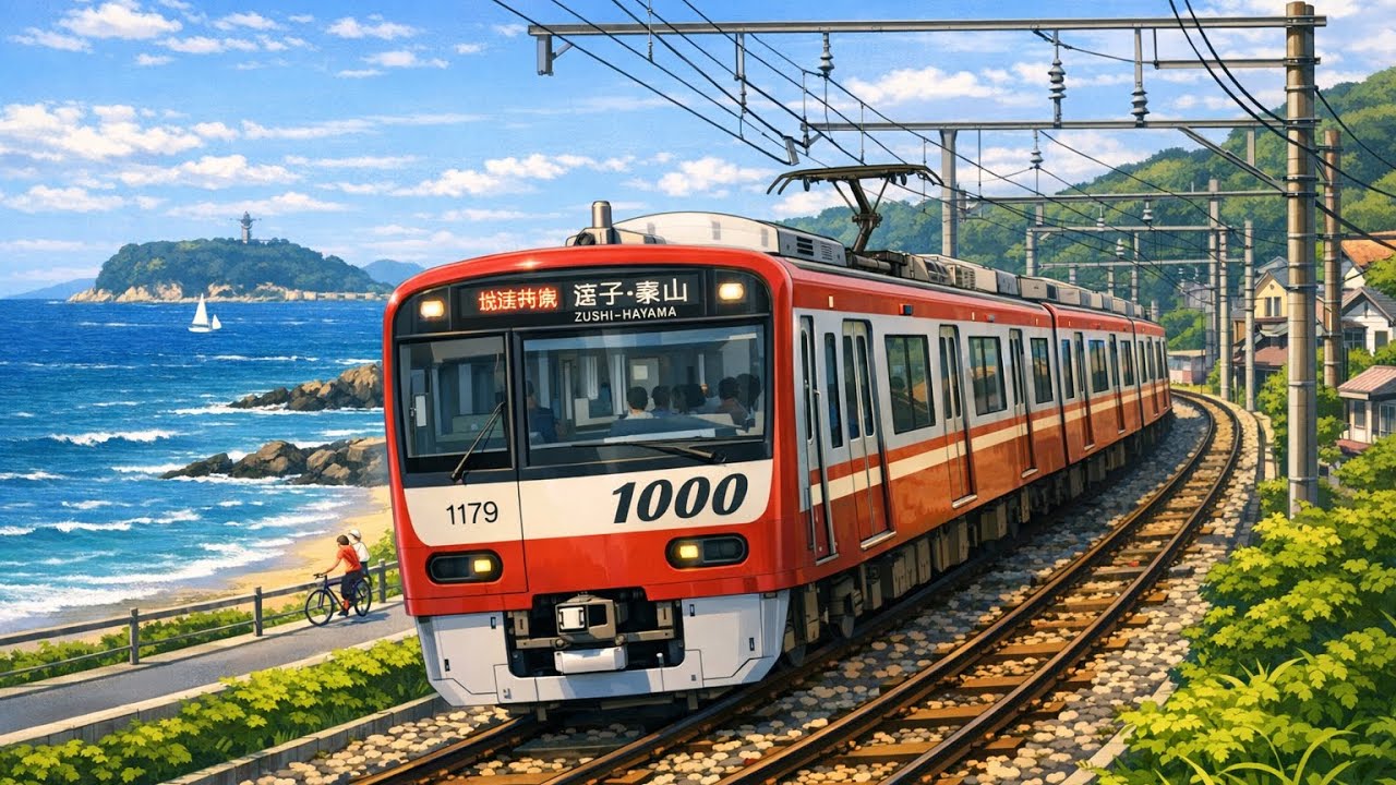 【車窓動画】京急線急行羽田空港行き　逗子・葉山〜能見台