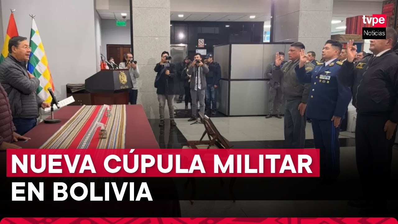 Presidente de Bolivia juramenta nueva cúpula militar tras intento de golpe de Estado
