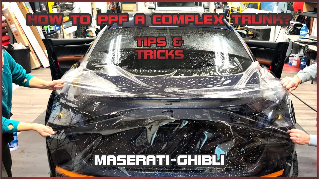 Maserati Ghibli Trunk PPF Install – Full Tutorial with Hexis Bodyfence X | Pro Tips & Tricks