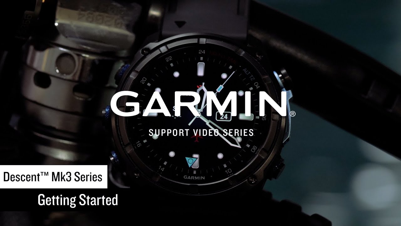 Поддержка Garmin | Серия Descent™ Mk3 | Начало работы