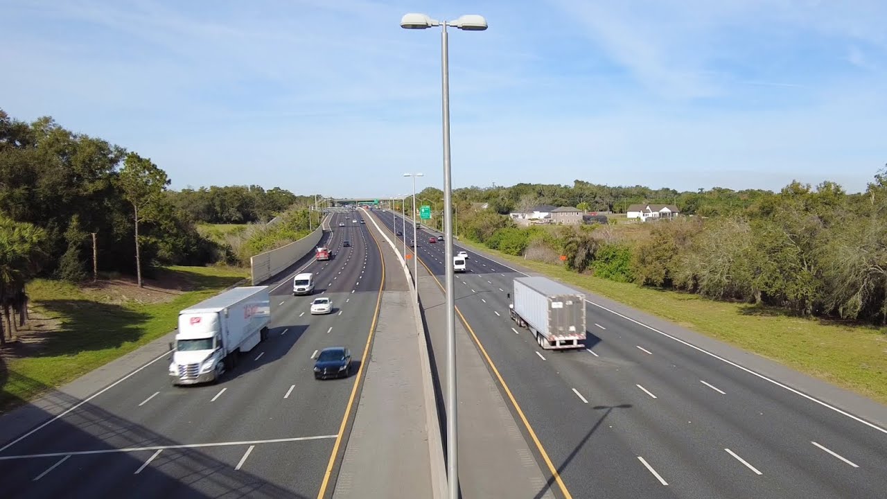 Highway Ambience with Road Traffic Sounds - Cars and Trucks | White Noise 1 Hour