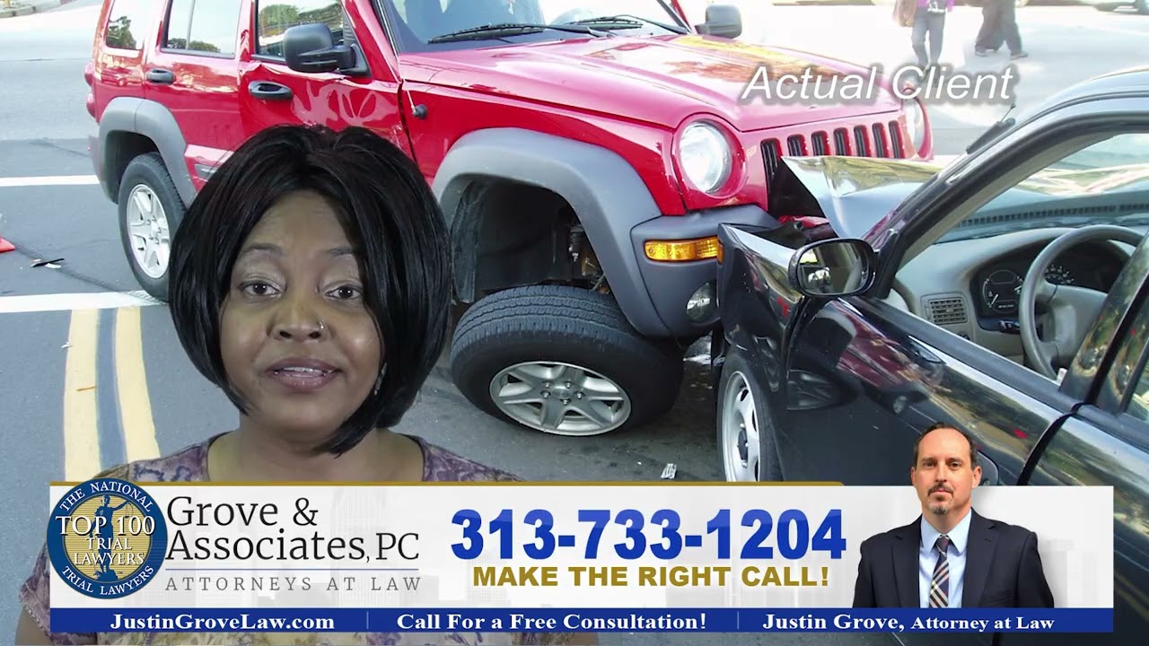 The Number One Rated Michigan Car Wreck Attorney-Call 313-733-1204 to resolve your case!