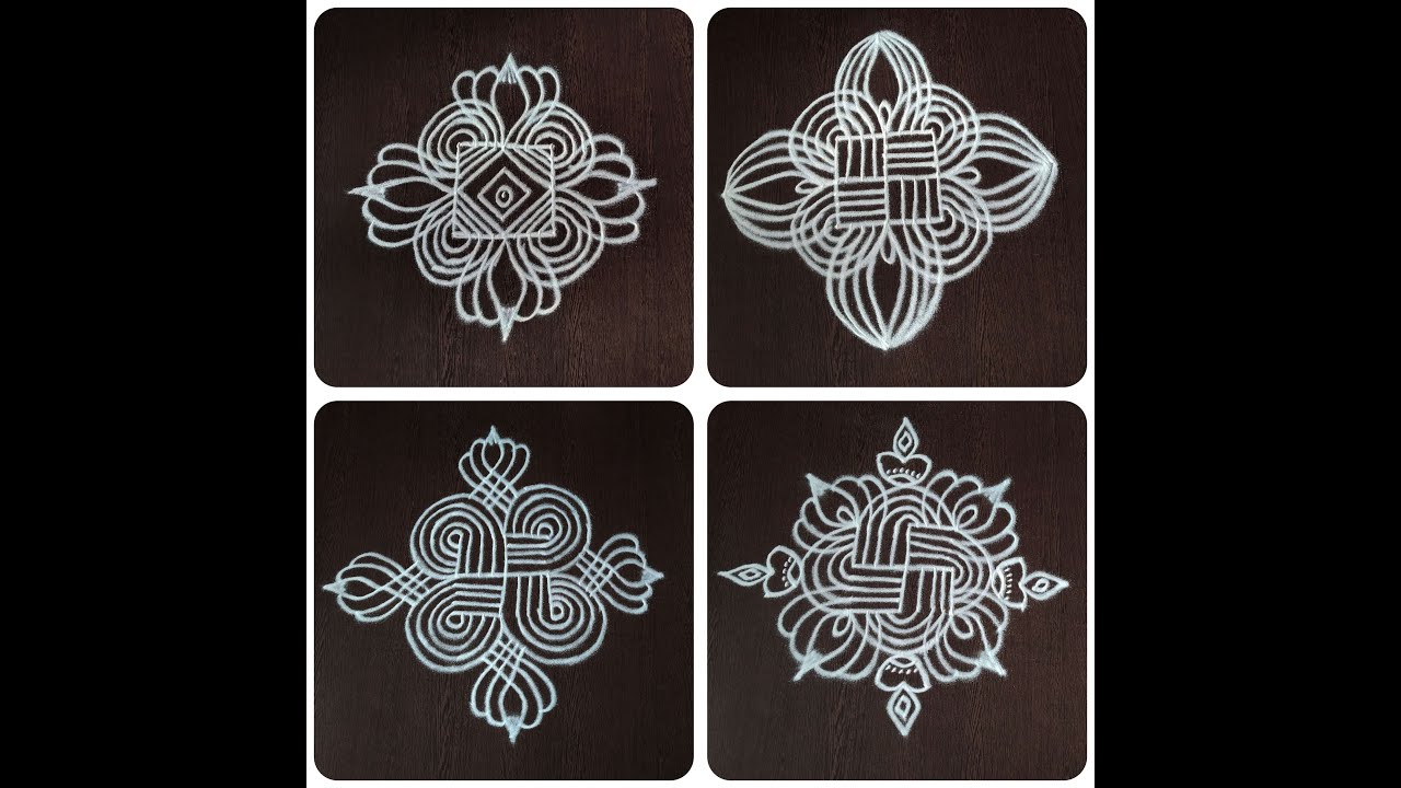 Simple Friday padi kolam/Traditional kolam designs/Easy kolam designs