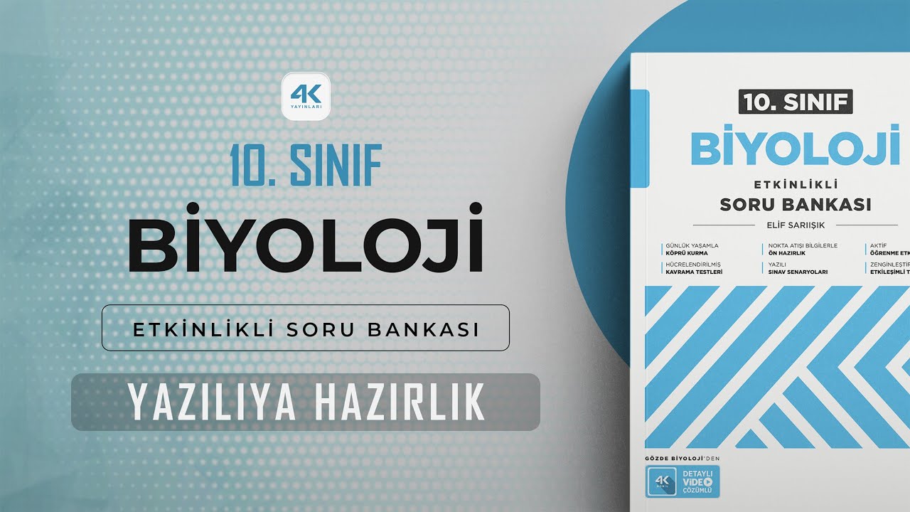 10. Sınıf Biyoloji ESB Tema 01 YAZILI SINAVI Soru Çözümleri
