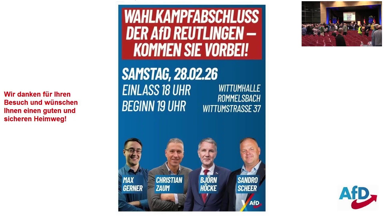 Livestream von Björn Höcke