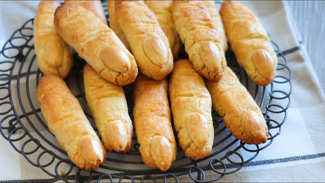 Dedos de bruja. Recetas de Halloween