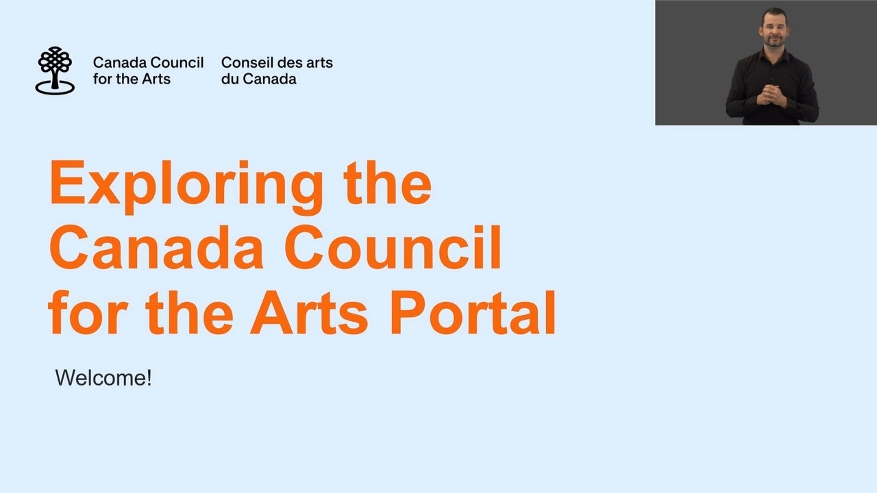 Exploring the Canada Council for the Arts grant: Welcome!