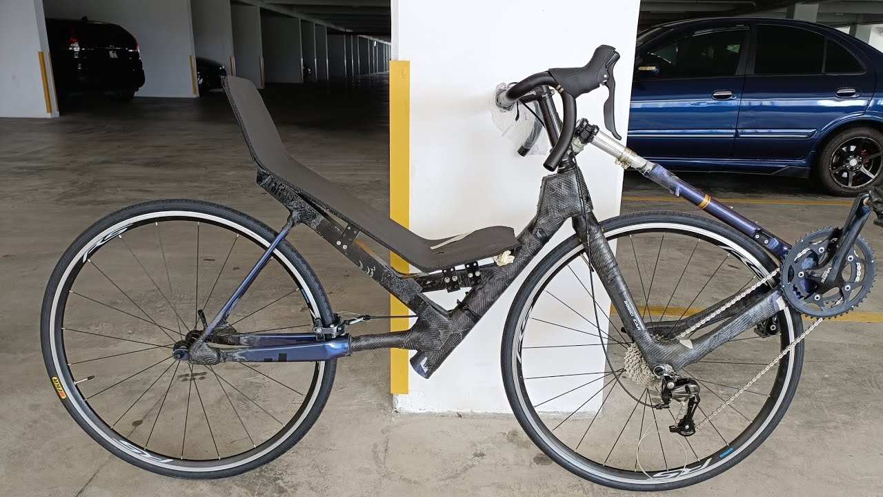 DIY Recumbent bike carbon build overview