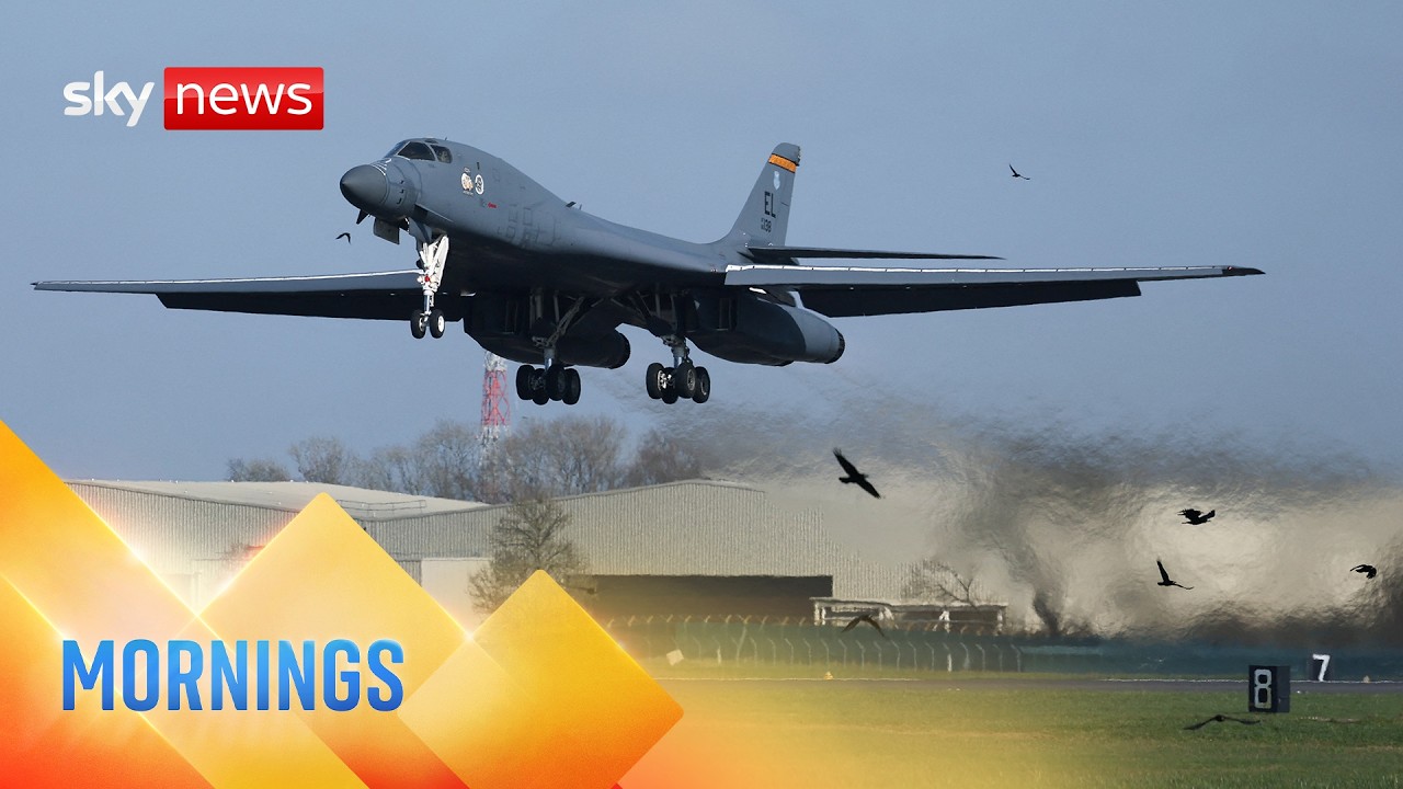US removes all Air Force bombers from RAF Fairford | Mornings