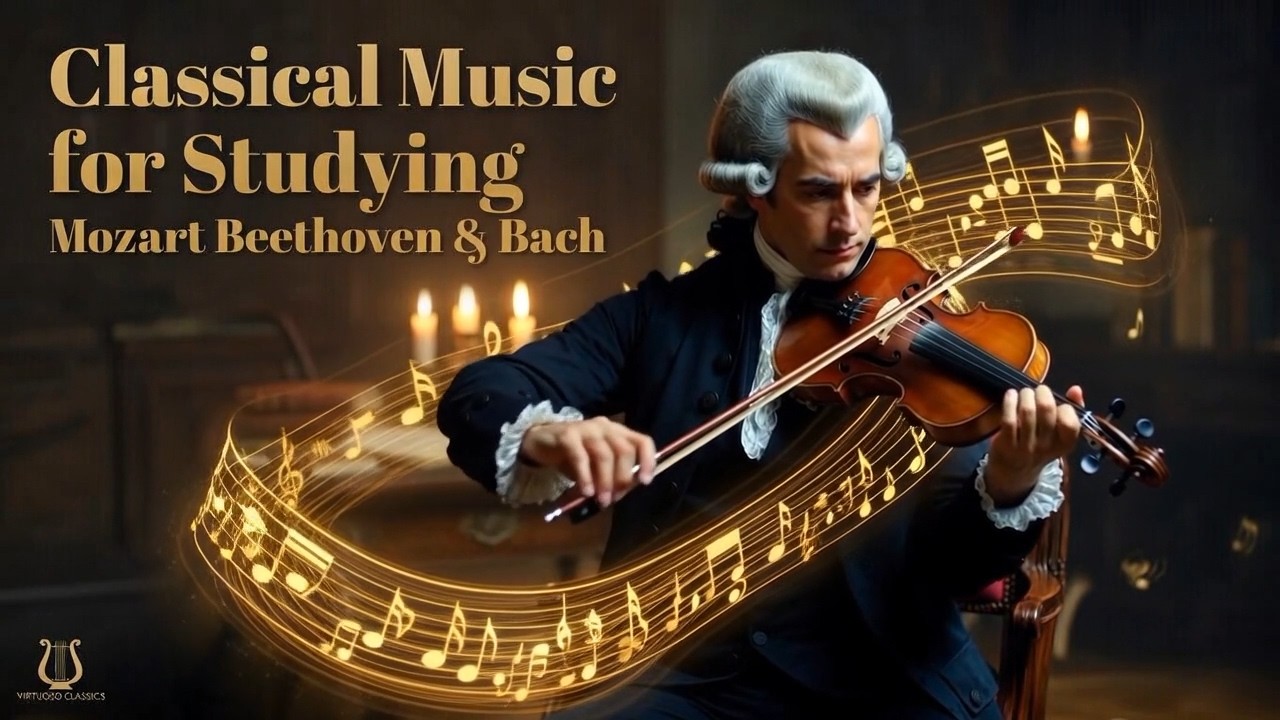 3 Hours Classical Music for Reading & Quiet Study | Mozart, Beethoven & Bach | Mozart Effect