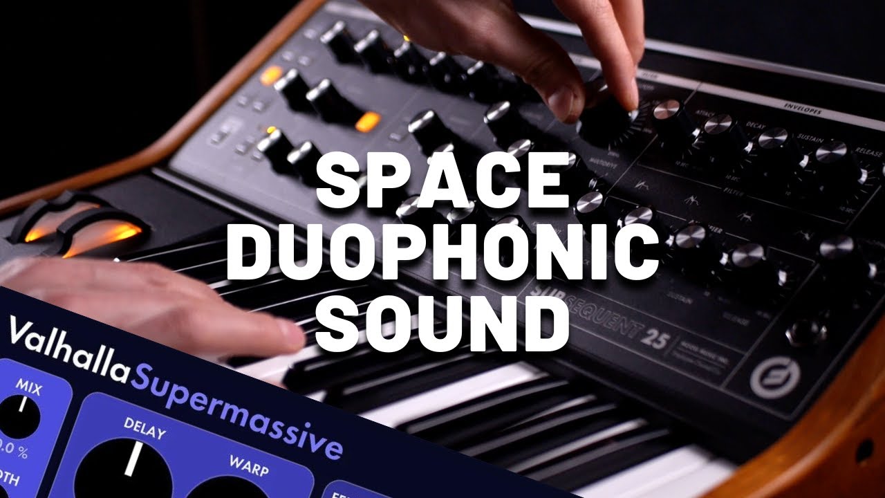 Space Duophonic Sound with Moog Subsequent 25 [Synthesizer Demo] (No Talking)