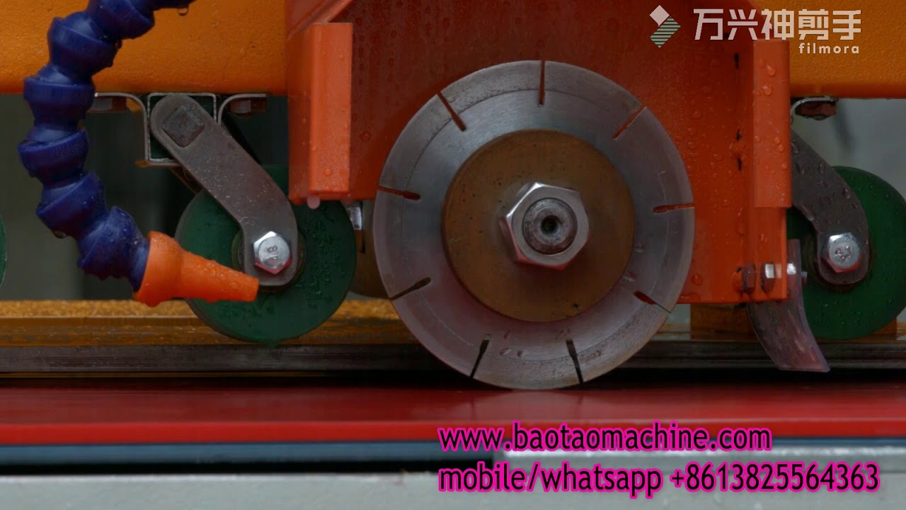 3 head CNC front and rear auto cutting machine for ceramic tiles