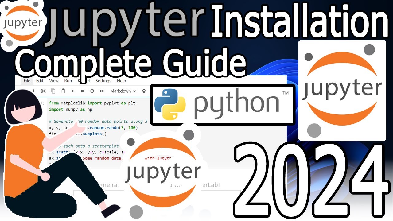 How to Install Jupyter Python Notebook on Windows 10/11 [2024 Update] Jupyter IDE | Data Scientists