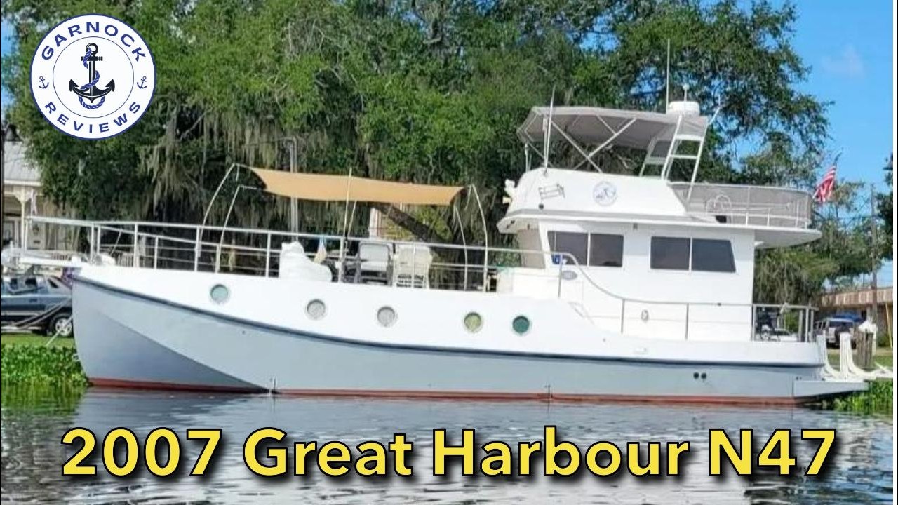 Reduced To $569,000 - (2007) Great Harbour N47 Trawler Yacht For Sale