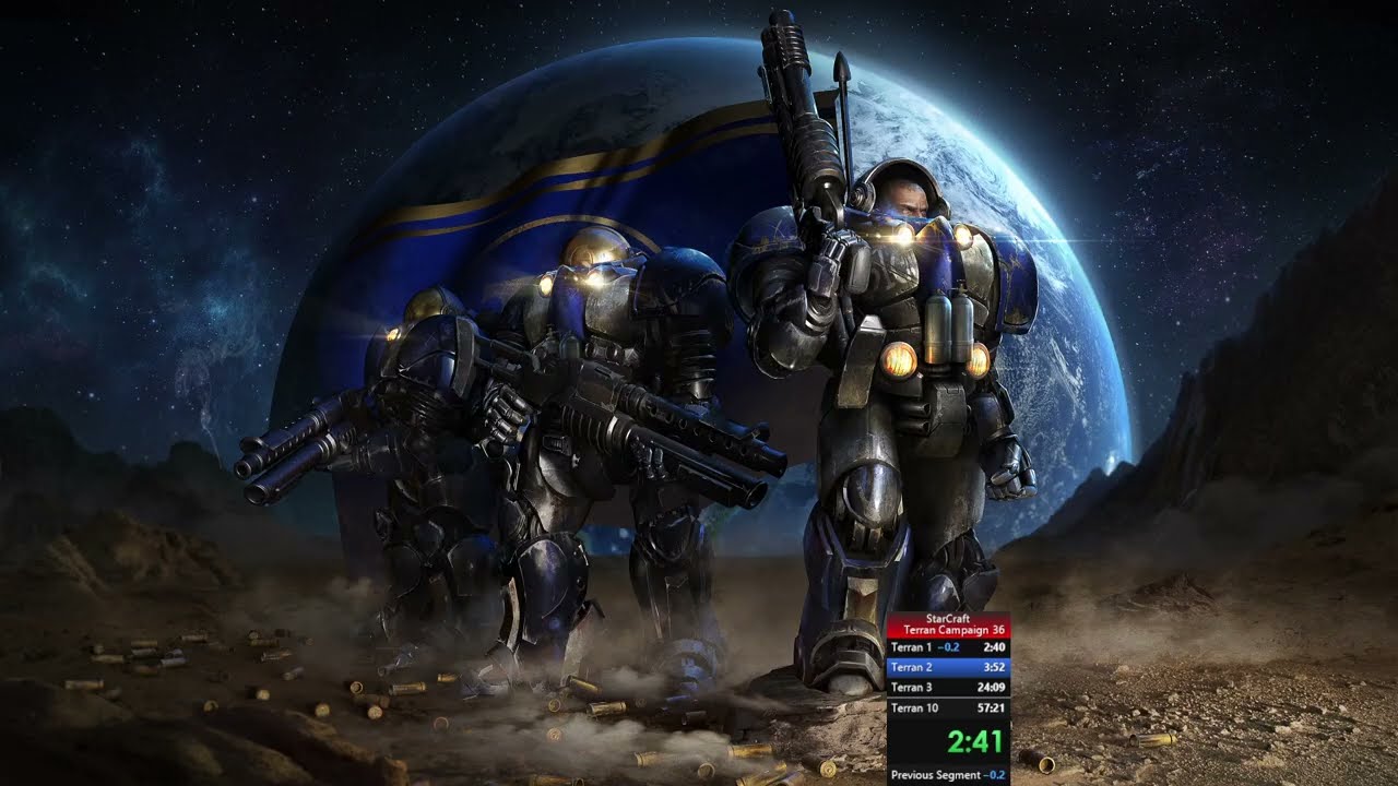 Starcraft terran  speedrun 56m51s