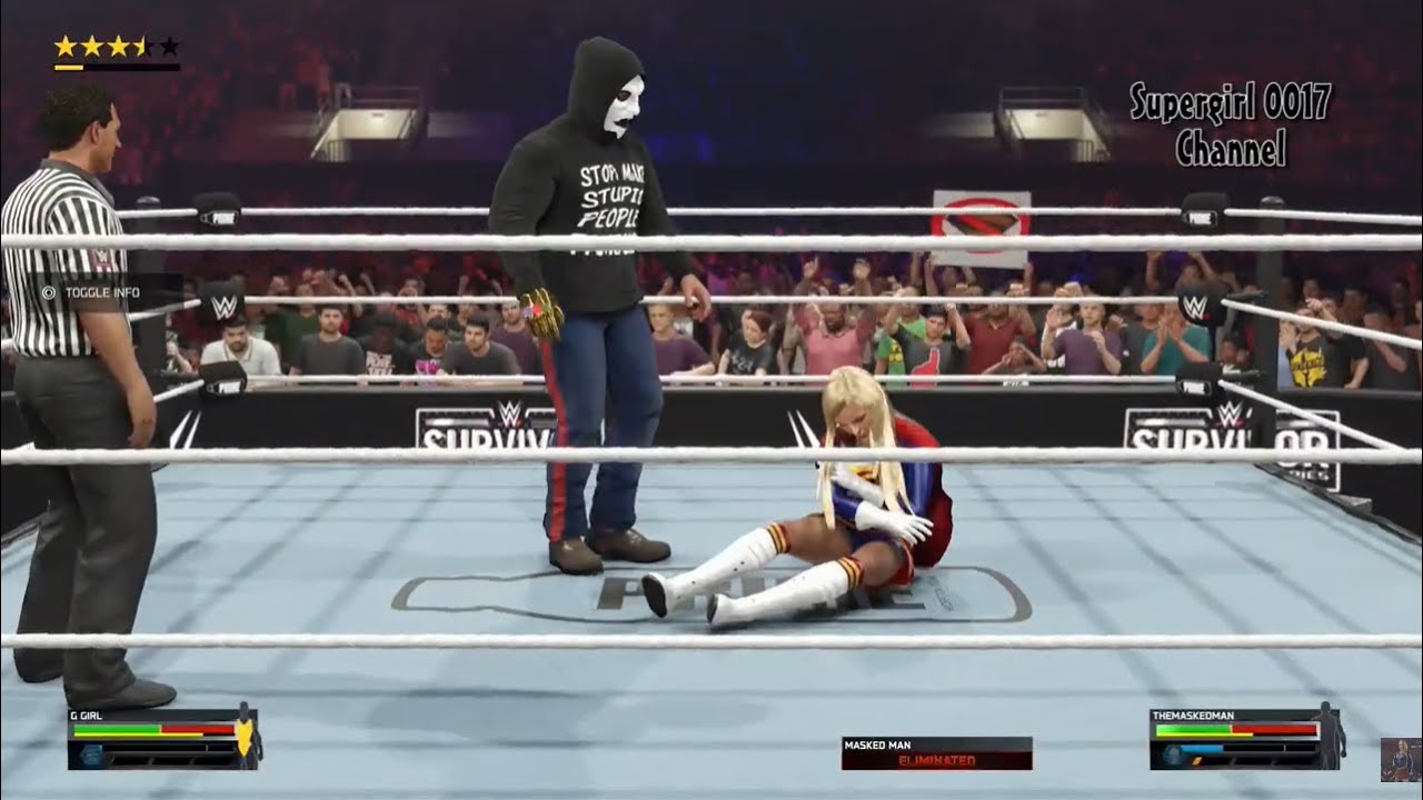 W2 K25 G-Girl vs Masked mans (ALZI Production/Exclusive Superheroine Mixed/Intergender)
