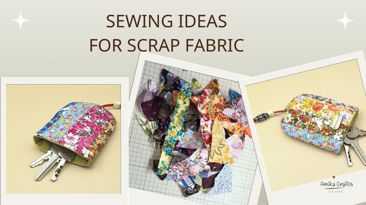 (Type 3) Sewing Ideas For Scrap Fabric That Will make you use of it.