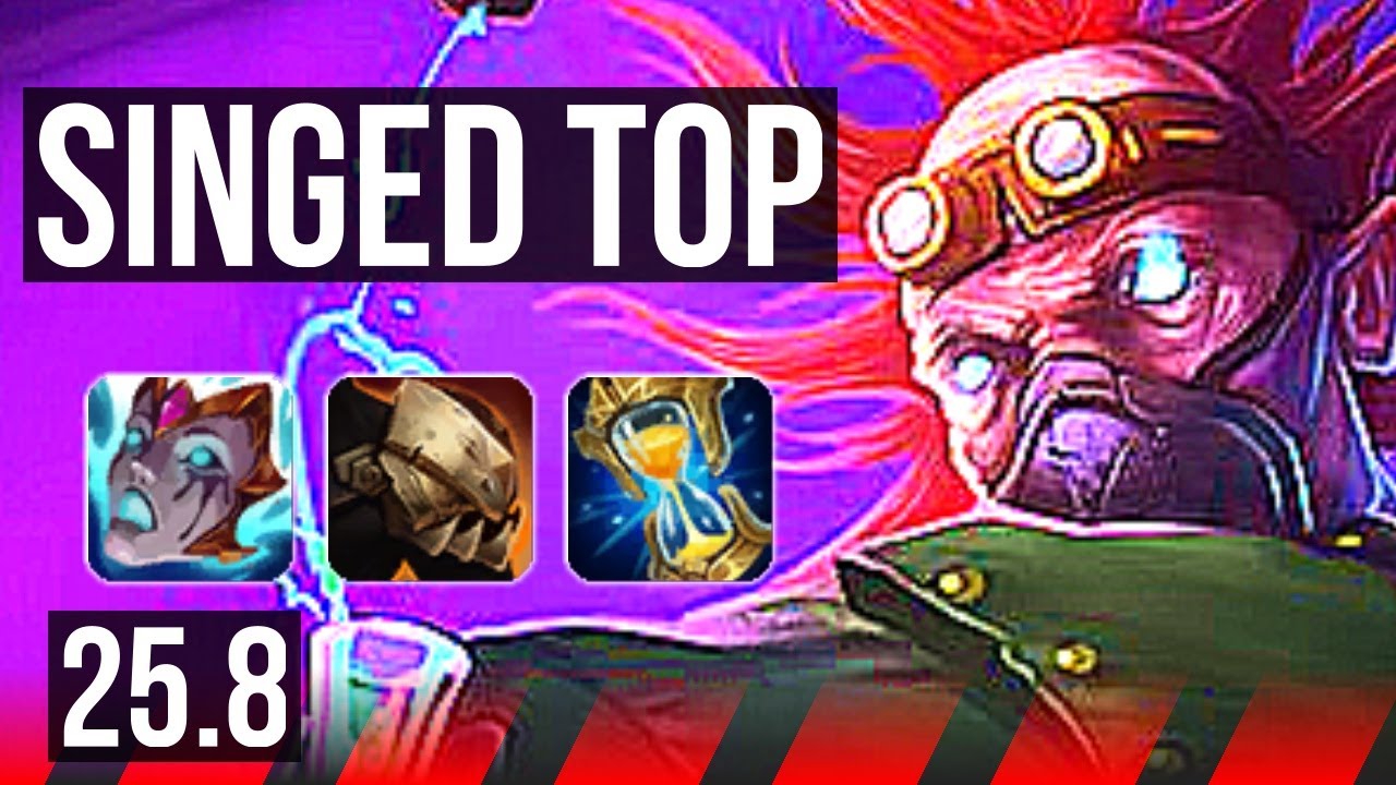 SINGED vs JAYCE (TOP) | Rank 12 Singed | EUNE Master | 25.8