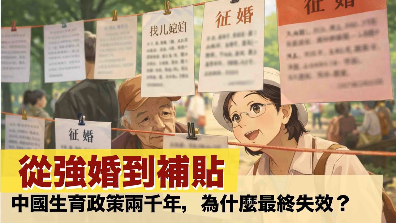 從強婚到補貼：中國生育政策兩千年，為什麼最終失效？