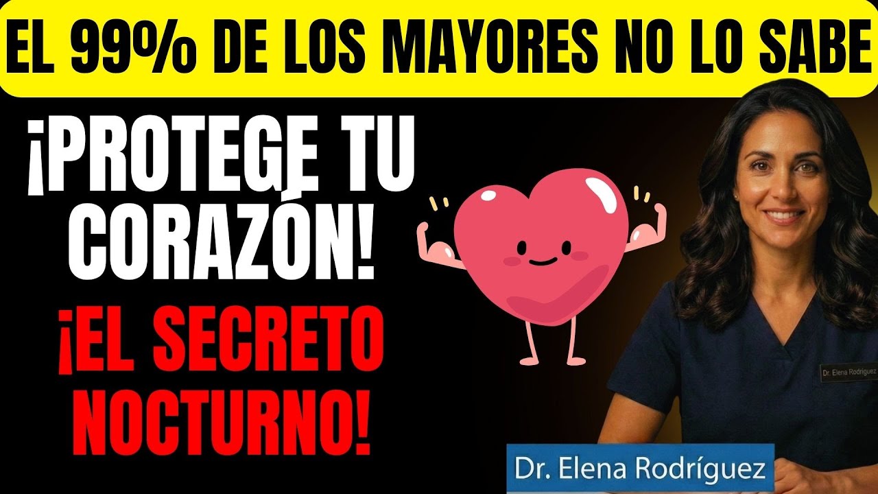 ¿Más de 60? Toma ESTO antes de dormir para proteger tu corazón toda la noche