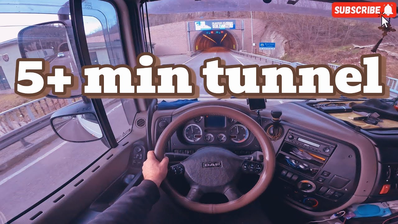 POV Truck Driving in Turkey | Long Tunnel at the End