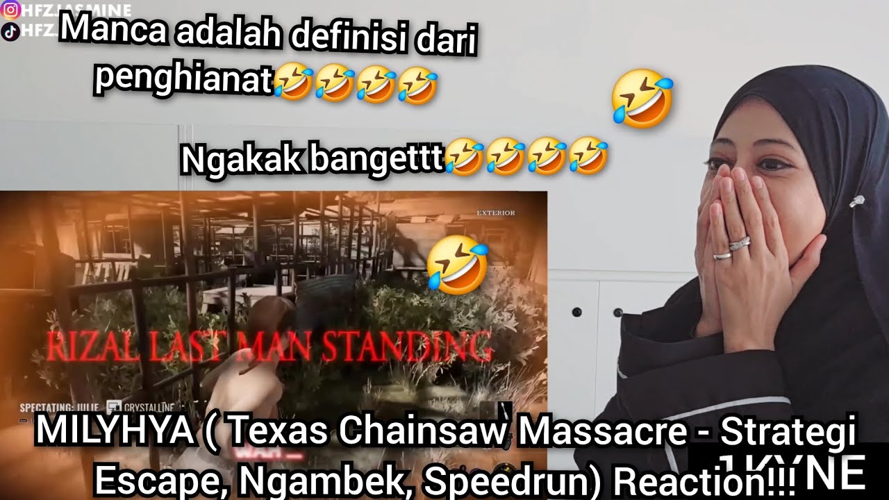 MILYHYA ( Texas Chainsaw Massacre - Strategi Escape, Ngambek, Speedrun) Reaction!!!