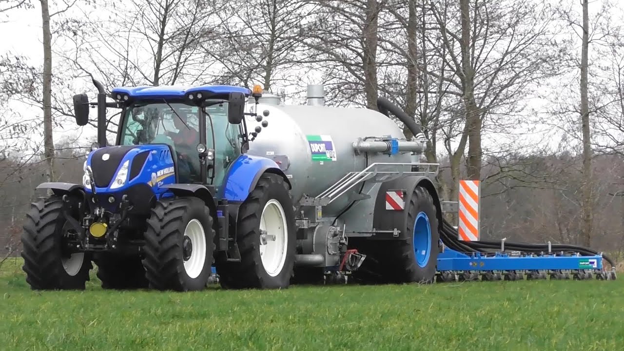 Slurry injection with New Holland & Duport