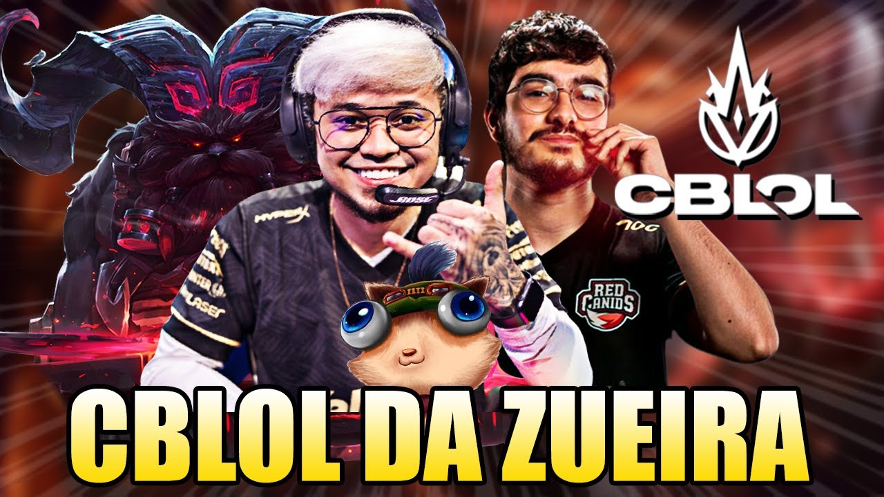 PENTAKILL DO TITAN E FLASH SECRETO DO GUIGO - CBLOL DA ZUEIRA
