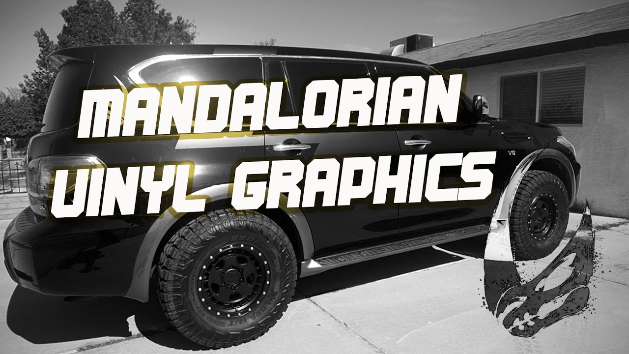 Time lapse Nissan Armada Patrol Mandalorian DIY Vinyl Graphic