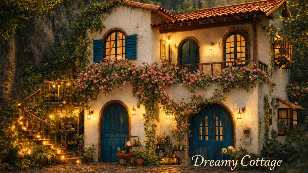 Inside a Dreamy Countryside Cottage | Warm Cozy Ambience