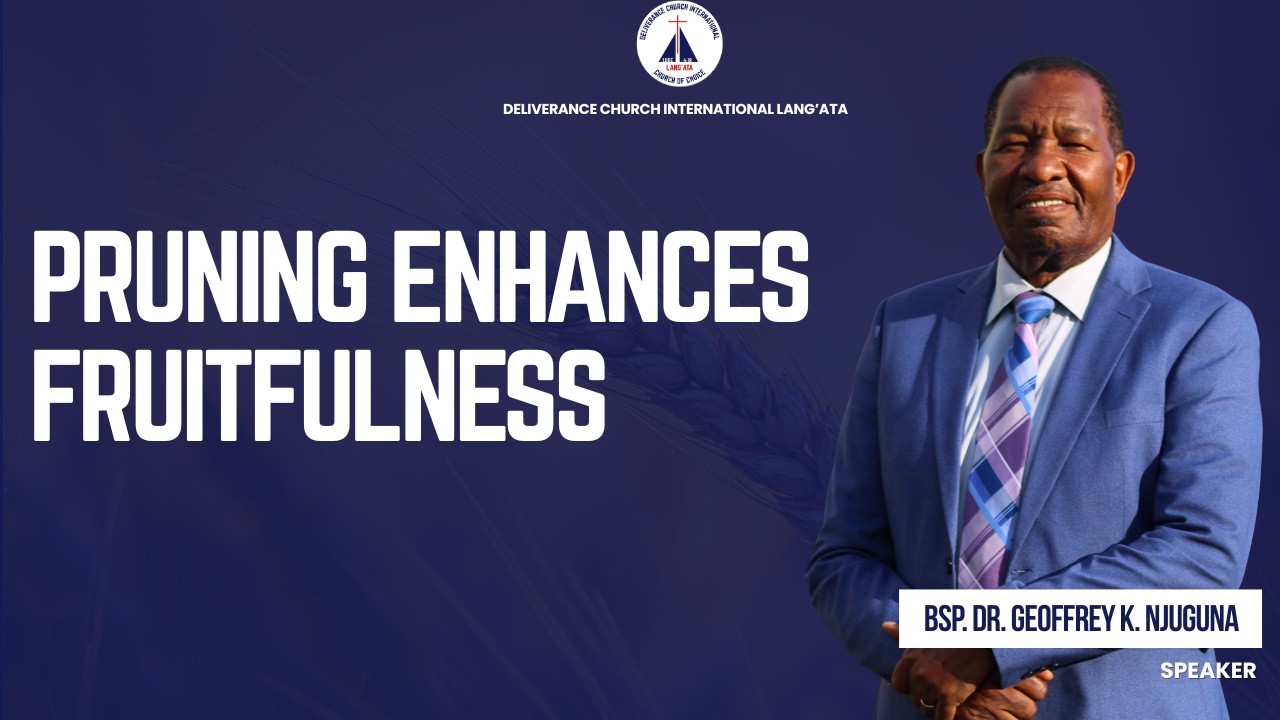 English Service | Pruning Enhances Fruitfulness | Bsp. Dr. Geoffrey K. Njuguna | 8th March 2026