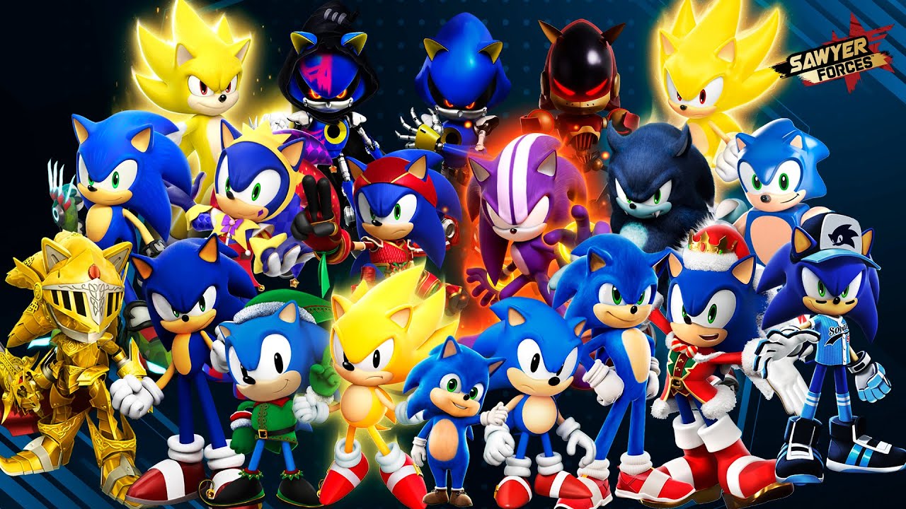 Sonic Forces Speed Battle: All 20 SONICS CHARACTERS Gameplay