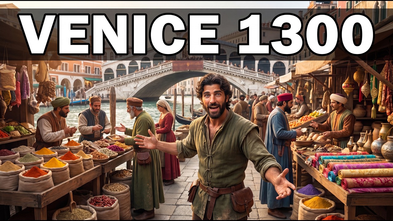 A Day in Venice in 1300 &ndash; Life in the Most Powerful Trading City on Earth (AI Reconstruction)