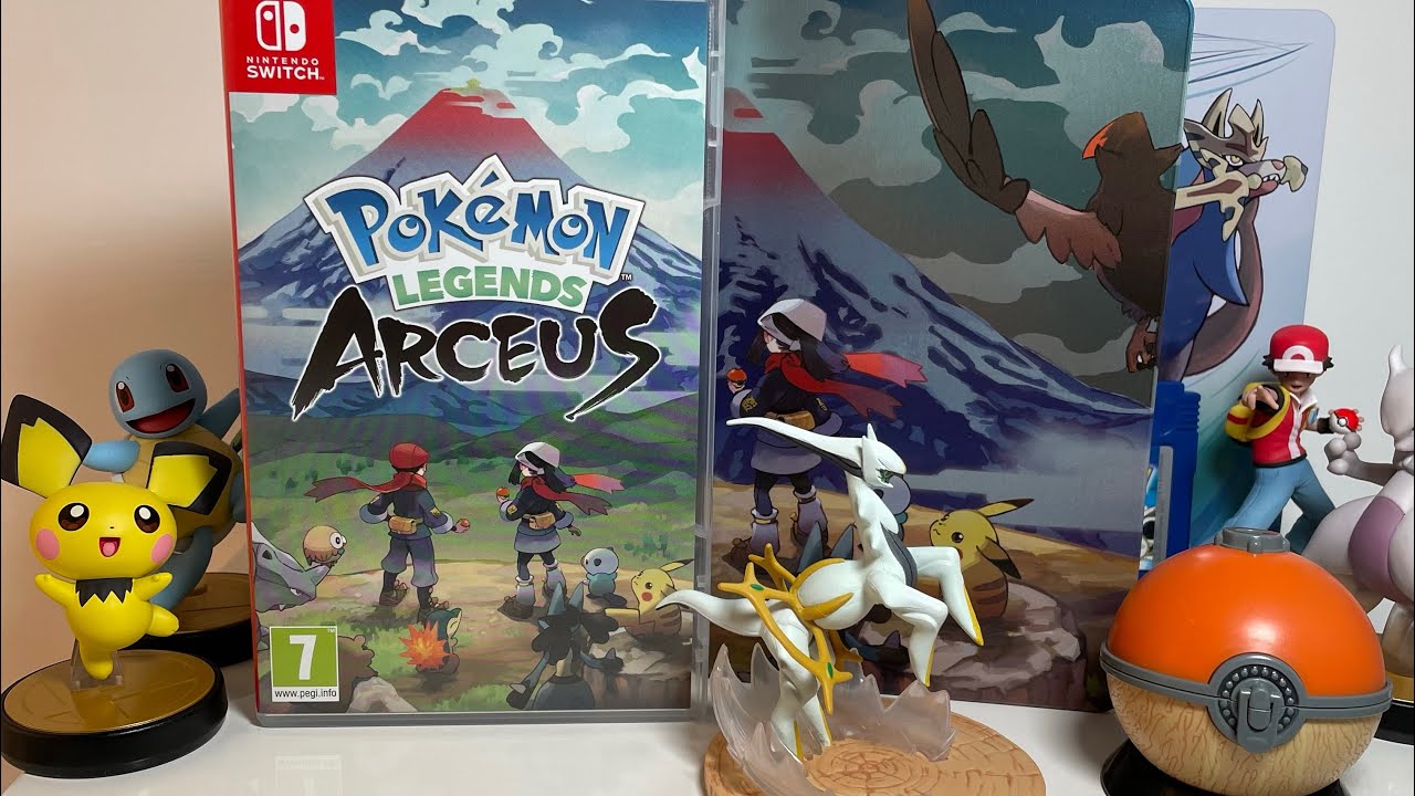 Pokemon Legends Arceus & Pre Order Bonus Unboxing