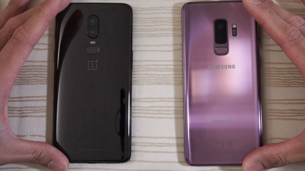 OnePlus 6 vs Samsung Galaxy S9 Plus - Speed Test!