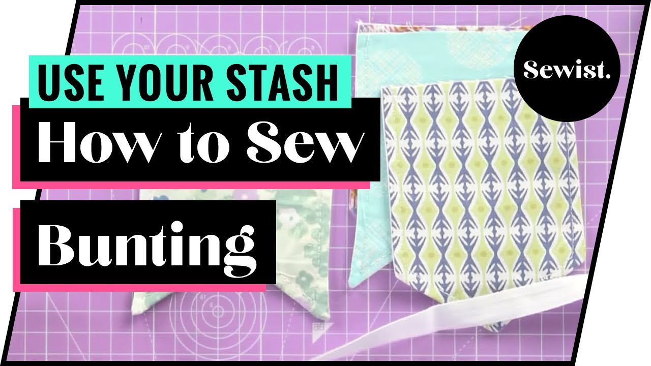 How To Make Bunting From Scrap Fabric