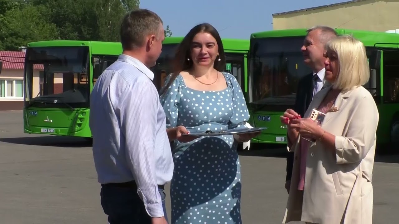 5 НОВЫХ АВТОБУСОВ В СЛУЦКЕ