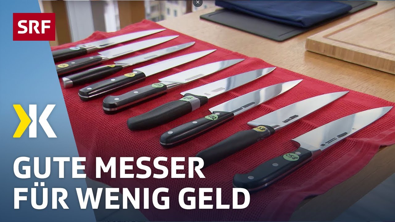 K&uuml;chenmesser im Test: Nicht alle schneiden gut | 2022 | Kassensturz | SRF