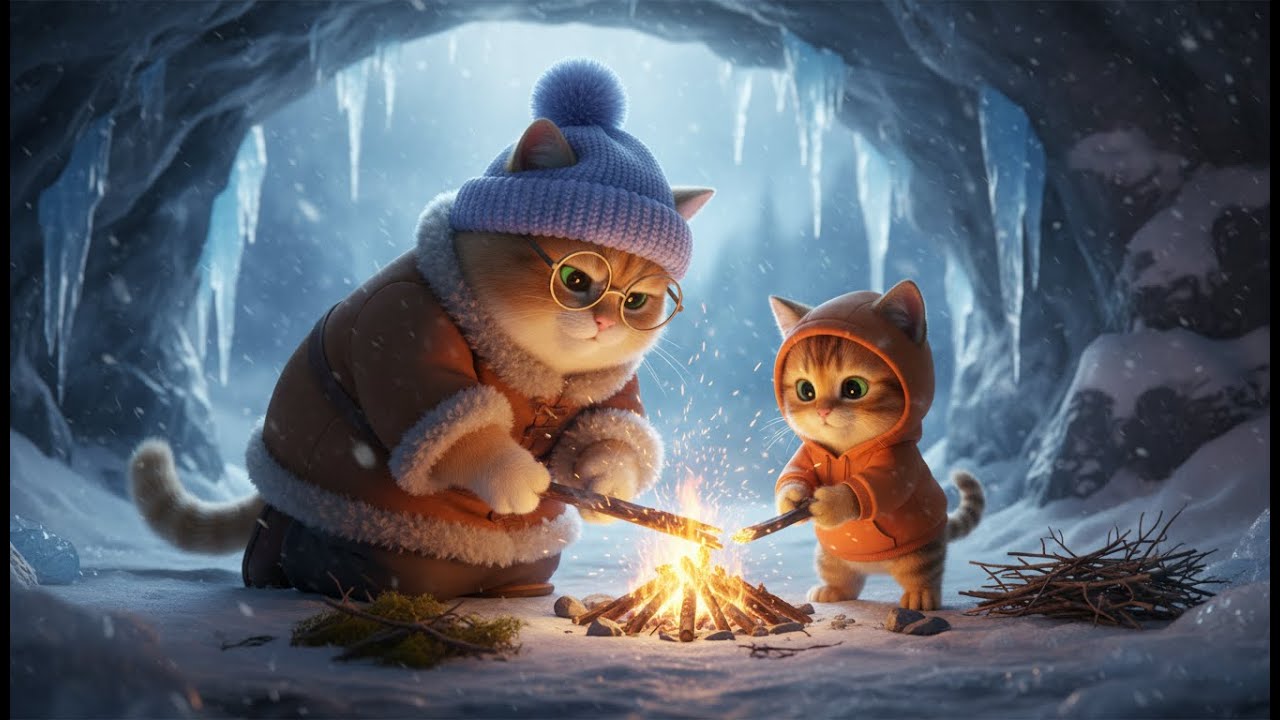 Story Cat: Mama Cat and the Fire That Saved Her in the Coldest Place on Earth - New Shelter