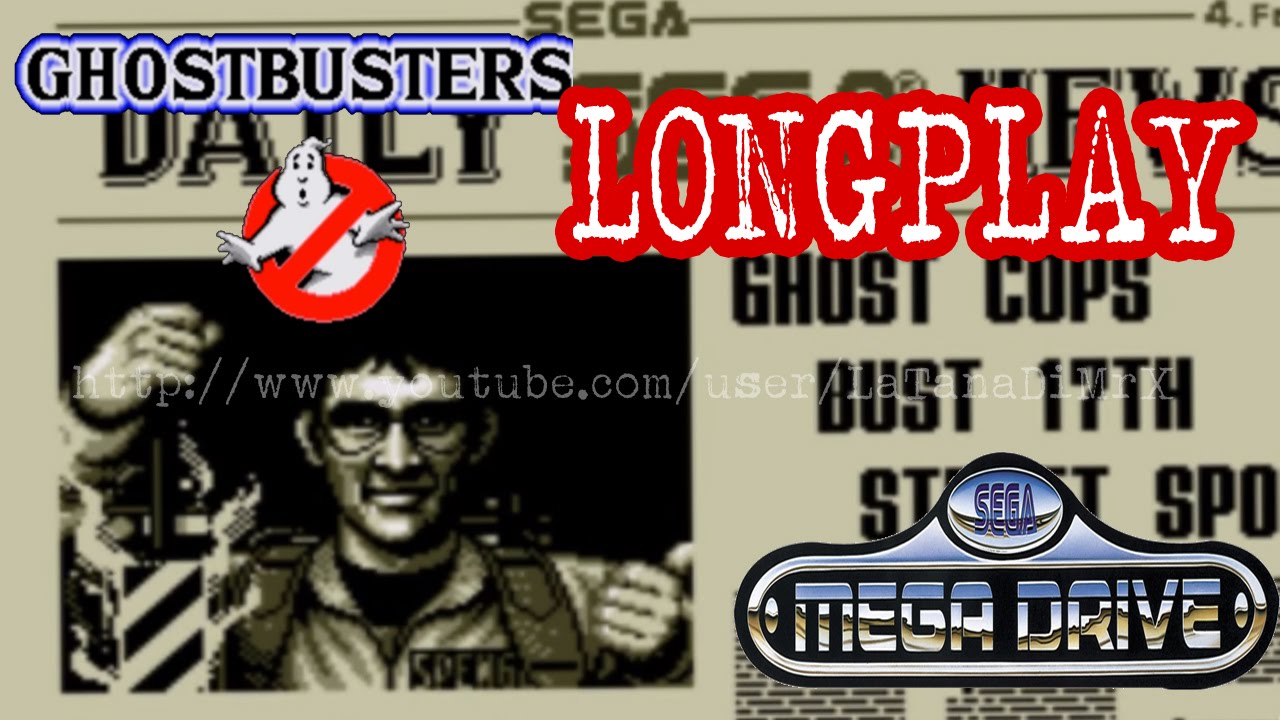 Ghostbusters 100% Sega Mega Drive 1990 (Longplay) [HD]