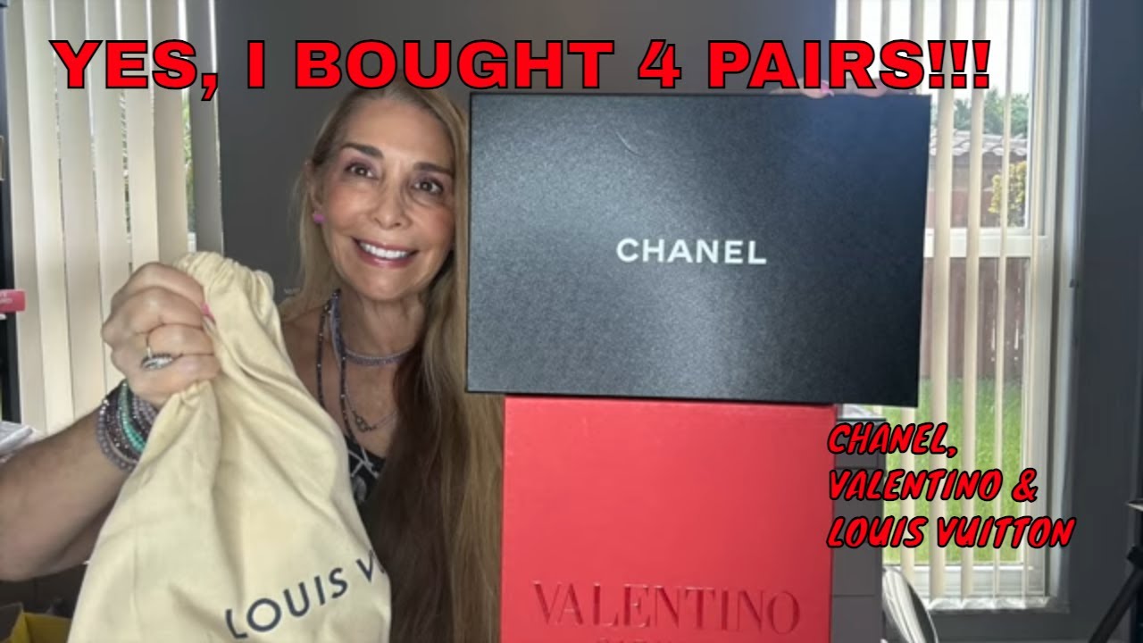 LUXURY SHOE HAUL UNBOXING | CHANEL | LOUIS VUITTON | VALENTINO