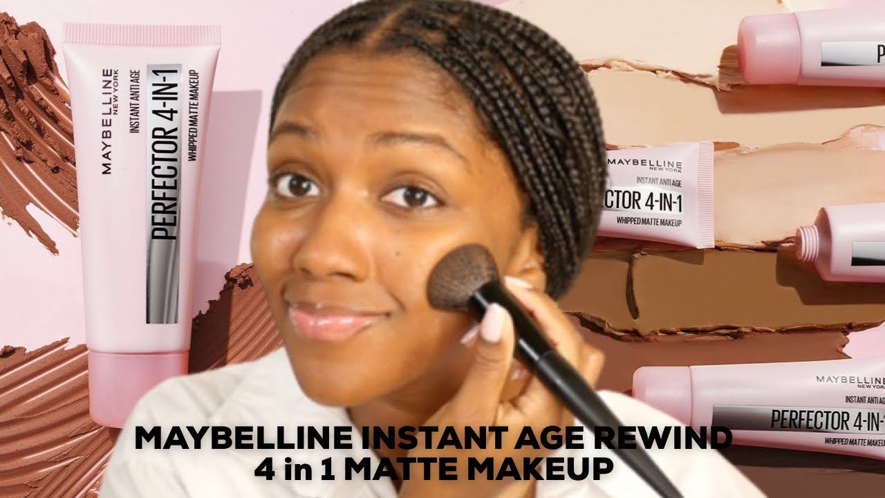 Maybelline 4 In 1 Instant Age Rewind Matte Makeup Review | Niara Alexis