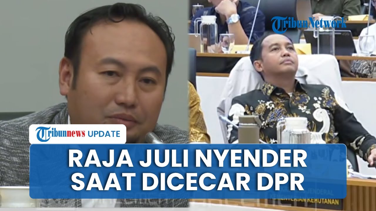 Gestur Menhut Raja Juli Disorot saat Anggota DPR Marah-marah Bahas Penyebab Banjir Sumatera