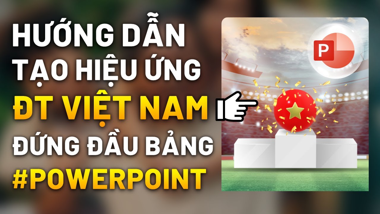 #Powerpoint / Hướng dẫn 3D Animation Việt Nam chiến thắng / Khóa học Powerpoint Online: 9slide.com/