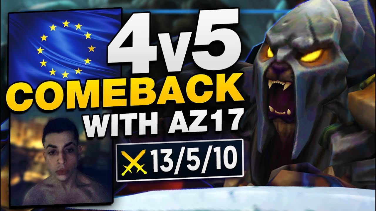 INSANE 4v5 COMEBACK IN EUW! (duo AZ17)